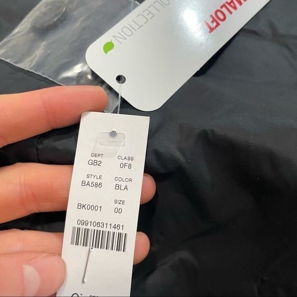 J crew quilted puffer lady jacket black primaloft - Picture 6 of 6